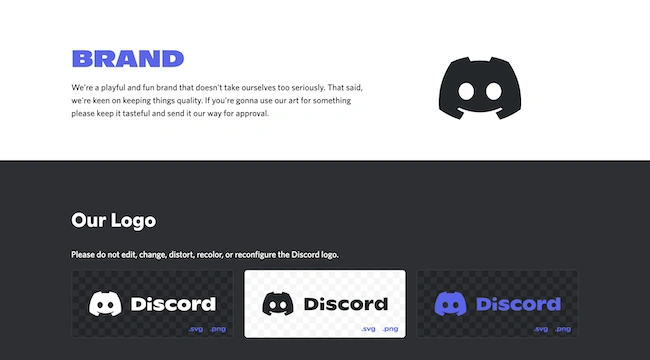discord brand and logo usage guidelines