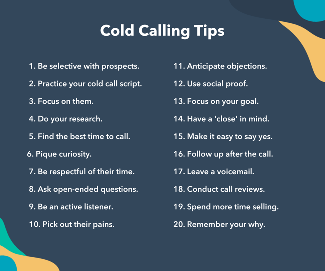 tips for making the best cold call script ever