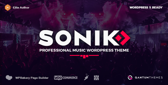 WordPress podcasting theme: SONIK