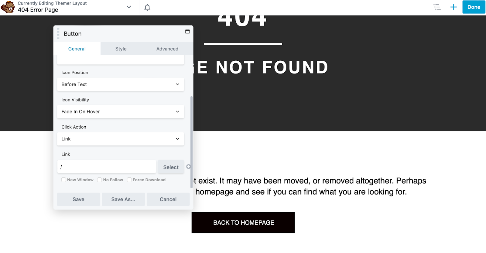how to create a custom wordpress 404 error page